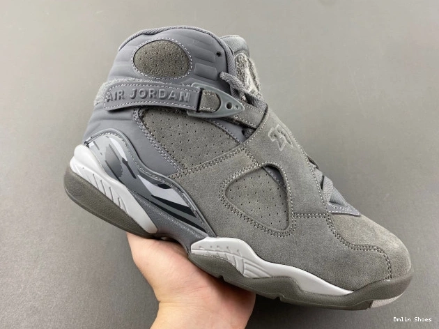 Bmlin Shoes 305381-014 Retro Jordan Grey Cool 8 0726